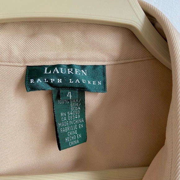 100% silk Ralph Lauren shirt - Picture 3 of 7